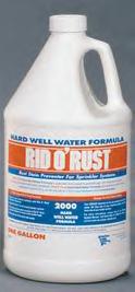 Iron Stain Preventer - Formula for Sprinkle System
